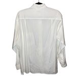 Evan Picone  Vintage Ivory Button Down Blouse with Bird Photo 2