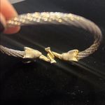 Park Lane  Elephants Cable Bracelet Swarovski Crystals Silver Tone Photo 5