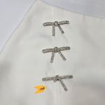 MORE TO COME Ember Mini Skirt in White Size L Photo 3