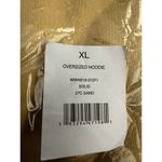 We Wore What  Oversized Hoodie Womens Small Sand Sweatshirt Photo 1