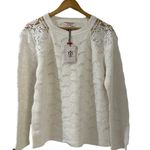 Andree by Unit Women's Size Large White Long Sleeve Sweater NWT Photo 1