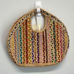 Antik Kraft Beautiful!!!  Colorful Woven Tote!! ♥️💛💜 Photo 0