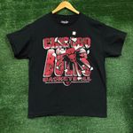 Chicago Bulls NBA black and red T-shirt size medium Photo 0