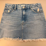Good American  Mini Denim Skirt Photo 0