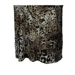 Chico's Top Size XL Animal Print Leopard Brown Black Sleeveless Layer Work Photo 5