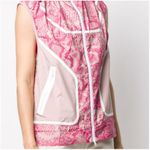 Adidas by Stella McCartney Adizero Animal Print Hooded Outdoor Athletic Vest Pink Size L Photo 1