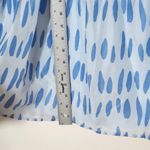 J. Marie Blue Print Ruffle Sleeve Tiered Mini Dress Size Medium NWT Photo 8