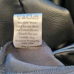 Princess Polly  Black Faux Leather‎ Pants with EyeletBelt, low rise, size 4 Photo 10