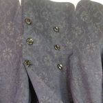 Danny & Nicole Danny Nicole 10 Workwear Skirt Double Breasted Suit Floral Laser in Navy Photo 4