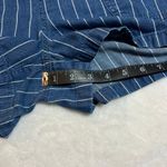 J.Crew High Rise Seaside Short in Indigo Stripe Size Medium Beach Coastal Photo 12