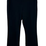 Athleta Pants Womens 12 Black Sienna Side Zip Flared Leg Knit Center Seam Photo 0