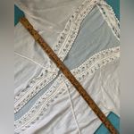 SheIn  Fringe gauze crochet semi sheer belt tie kimono short sleeve NEW size OS Photo 6