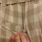 A New Day Gingham Beige and White Paper Bag Shorts Photo 5