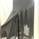 Alyn Paige off shoulder black cowl neck assymetrical hemline midi dress size 8 Photo 2