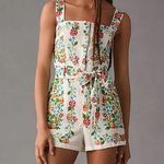Farm Rio  Tropical Romance Romper, Medium NWT Photo 0