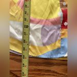 GABRIELLE UNION Button Up Tie Waisted Shirt Dress in Multi Party Size XXL Photo 12