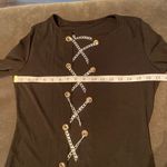 Women’s Black Long Sleeve Sexy Top/Dress with Chain Closure Size XL NEW Black Photo 8