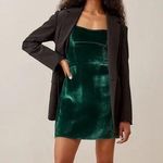 Reformation 1HR SALE ⚡ Minna Velvet Dress (Emerald) Photo 0