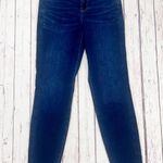 American Eagle Blue Denim Skinny Jeans Curvy High Rise Jeggings Size 6 Long Photo 0