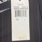 Rafaella  Women's Stretch Black Pin‎ Striped Boot Cut Dress Pants 🆕 [Size 8] NWT Photo 2