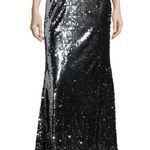 Carmen Marc Valvo Carmen by  holiday Sequined Fishtail Ball Skirt 8 party evening Photo 2