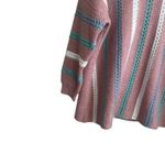 Davi & Dani Women Tunic Sweater L Rose Waffle Knit Cozy Balletcore Feminine NEW Photo 8