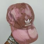 Adidas  Pink Embroidered Custom Bleach Splatter Dad Hat OS Photo 2