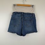 Blanqi Women's Maternity Jean Shorts Size 8 Full Panel Blue Photo 2