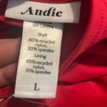ANDIE  Swim The Malibu One Piece Swimsuit Cherry‎ Red size L NWT Photo 4