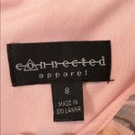 Connected Apparel  Light Pink Floral Mini Dress | Size 8 Photo 1