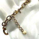 Avon gold tone Gold Coast link tortoise shell link bracelet Photo 6