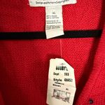 NWT VTG Heirloom Collectibles XL Christmas Reindeer Sweater Vest Holiday Tacky Red Photo 1