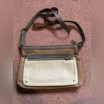 Relic GUC FOSSIL   TAN Beige Leather Purse Crossbody Bag Adj Strap Leather Photo 0
