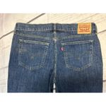 Levi's Dark Wash Levi’s Boyfriend Jeans Women’s Size 31 Cropped 5-Pocket Denim Photo 3
