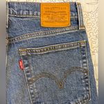 Levi's LEVI’S Premium Wedgie Button Fly Straight Cropped Ankle Jeans ~Medium Wash Sz 25 Photo 10