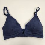 l*space L* Siren Bikini Top in Slate Blue/Gray Size Large NWT Wired V Photo 2