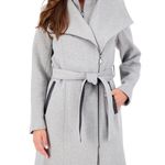 Vince Camuto NWT $400 Vince Canuto Belted Asymmetrical Wrap Coat, Sz XL Photo 13