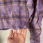 Free People  Purple Cherry Bomb Cropped Top- Size XS Photo 5