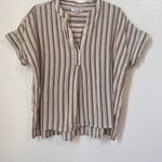 Madewell  Lakeline popover stripe shirt size M Photo 1