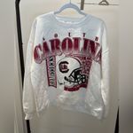 Pressbox South Carolina Gamecocks Womens Oversized Janice Retro Sweatshirt White Photo 1