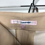 Rebecca Taylor  tan pants straight wide leg 0 A6 Photo 6