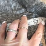 Motherhood Maternity Gray Rhinestone Blouse Extra Large Photo 3