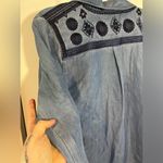 Velvet Heart Women’s Clothing Jean Jacket Button Up Embroidered Size Medium Photo 6