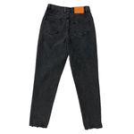 Princess Polly PP-DNM Zaiden Straight Leg Denim Jeans | Faded Black | US 4 Photo 2