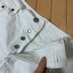 Levi's  Premium Denim Jean Shorts Distressed White Size 31 Photo 4