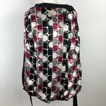 Vertigo Paris Classic Double Breasted Black Belted Trench Coat Size Medium Photo 8