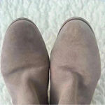 Sam Edelman  Putnam Saddle Aztec Gray Ankle Suede Stacked Booties Boots Photo 3