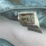 Vintage Lt Blue Lace Tiered Sweetheart Neckline Puff Sleeve Prom Formal Dress Size undefined Photo 4