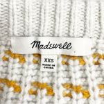 Madewell  Striped Barfield Wool Blend Sweater Jumper in Heather Blizzard Size XXS Photo 8
