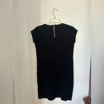 Adrienne Vittadini  black short sleeve dress with zipper details size small Photo 7